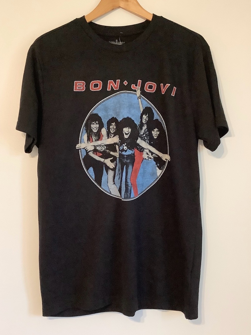 Bon Jovi Slippery When Wet 1986 Tour Canada Japan Europe America Shirt
